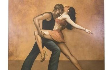 Jorge Lujan (Columbian B.1957) Dancers VI Painting