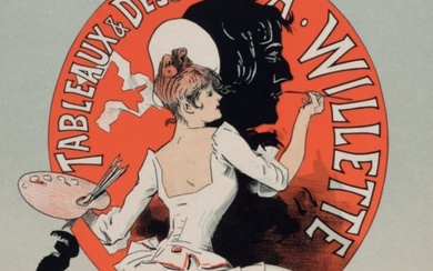 Jules Cheret - Les Maitres de l'Affiche : Exposition de tableaux de dessins de A. Willette, 1898