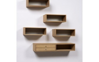 Kai Kristiansen (born in 1929) Set of five wall-mounted