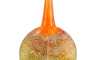 Kjell Engman Kosta Boda "Rio Face" Glass Vase