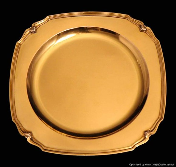 LIMOUSIN & SOUCHE - TWO ART DECO FRENCH ANTIQUE GOLD