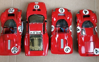 LOT de 4 véhicules échelle 1/43 métal : 1x Annecy Miniatures Ferrari 330 P4 maquette...