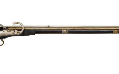 LUNTENBÜCHSEPolonais, vers 1700.Fusil de chasse, canon octogonal, allemand, sig. "...THIGER A WIRTZBVRG" avec sept rayures,...