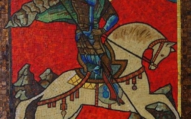 Large Mosaic Panel, St. George, by D.L. Strumpf