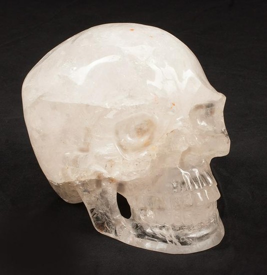 Large Rock Crystal Skull