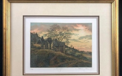 Last Light Kathleen Cantin Limited Edition Etching