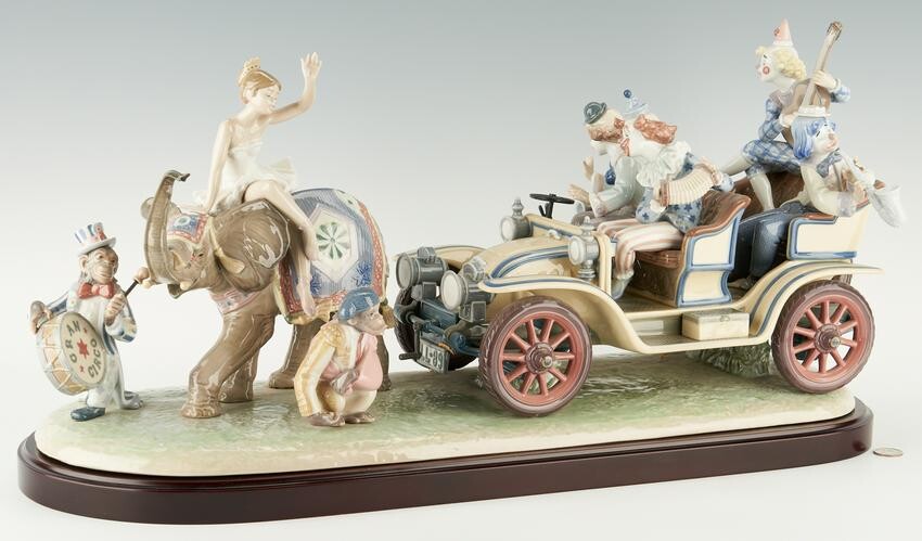 Limited Edition Lladro Figure Group, Circus Parade