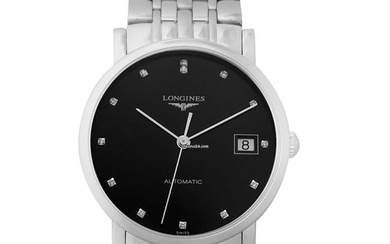 Longines Elegant L48094576 - The Longines Elegant Collection Automatic Black Dial Ladies Watch