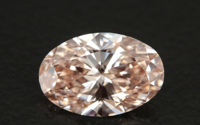 Loose 1.28 CT Lab Grown Fancy Pink Diamond