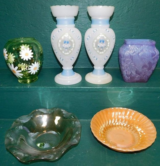 Lot Clear Glass Items & Misc.