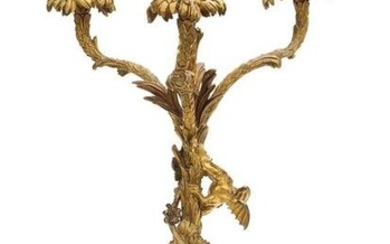 Louis-Philippe Gilt-Bronze Candelabrum