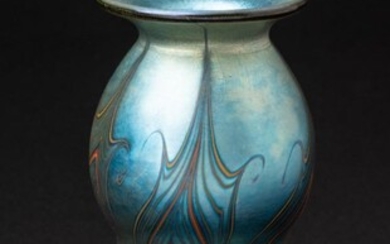 Lundberg Studies Iridescent Glass Vase.