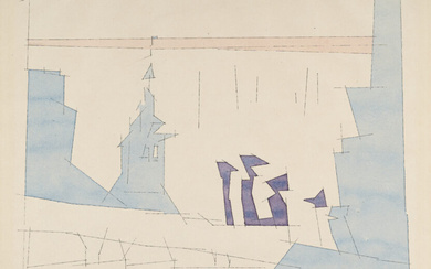 Lyonel Feininger 1871 – New York – 1956 “Ballstedt”