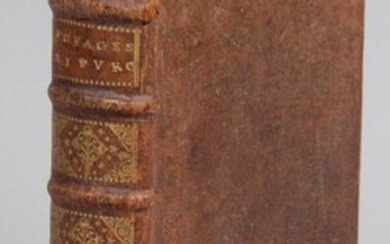 MOLEON (de): Liturgical journeys from France or research done in various cities of the kingdom...Paris, Delaulne, 1718. In-8 period brown calf, decorated spine with nerves (library stamp on the title, old annotations on the white ff) Illustrated with...