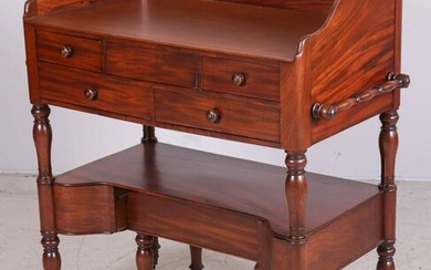 Mahogany English Victorian dressing table