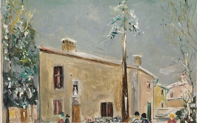 Maison natale de Jeanne d'Arc à Domrémy, 1933, Maurice Utrillo (Parigi 1883 - Dax 1955)