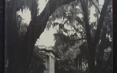 Marie Oliver (American/Louisiana, 20th Century), "Greek Revival Mansion/Plantation," H.- 16 5/8 in.