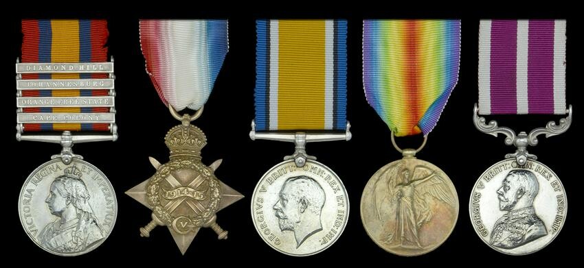 Medals to the City of London Imperial Volunteers
