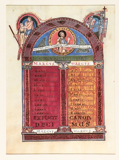 [Medieval manuscripts]. Das Evangeliar Heinrichs des Löwen. Miniaturen aus der...