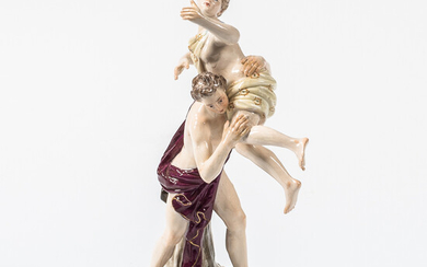 Meissen Porcelain Classical Figure Group of the Rape of Proserpine
