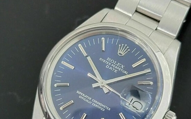 Mens Rolex Oyster Perpetual Date 15000 35mm Automatic