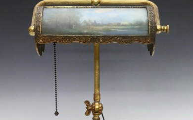 Miller Reverse Painted Desk Lamp