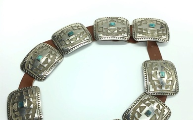 Navajo handmade link belt