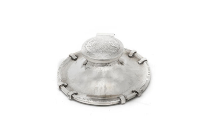 OMAR RAMSDEN: An Arts and Crafts silver inkstand