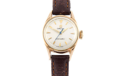 OMEGA - a gold plated Seamaster wrist watch, 22mm.
