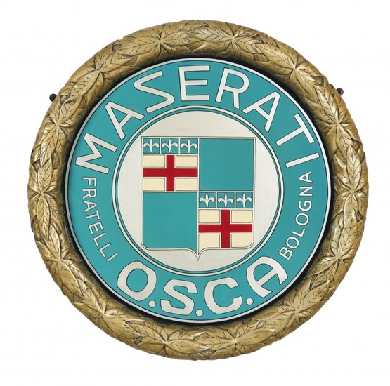 O.S.C.A.-MASERATI Médaillon commémoratif, fabrication moderne