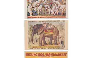 Offset Lithographs after Ringling Bros. and Barnum & Bailey Posters