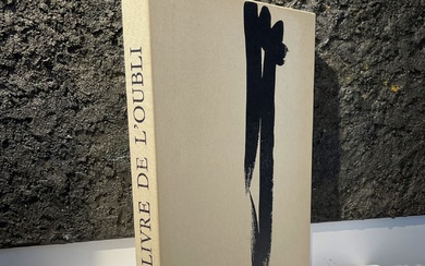 Olivier DEBRE (1920-1999) Bernard NOËL (1930-2021) Le livre de l'oubli. Paris, Editions Ryoân-ji,éditeur A.Dimanche,1985 In...