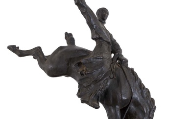 PAOLO TROUBETZKOY (Intra, 1866 - Pallanza, 1938) Rodeo scultura in...