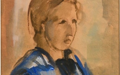 PESTEL VERA (1886/87-1952) Fille en robe...
