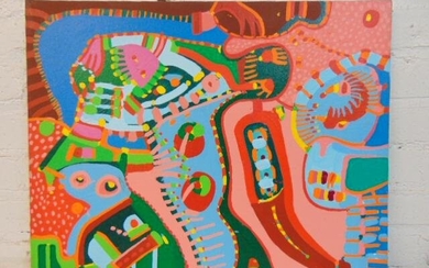 Painting, Louise Abrams, Outsider Art Collection