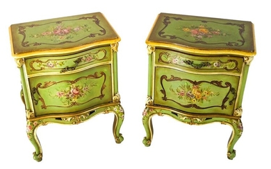Pair Venetian-Style Stands