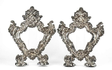 Pair of Italian silver Cartagloria - Padua 1777-1790