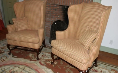 Pair of Southwind Connoisseurs Wing Back Chairs