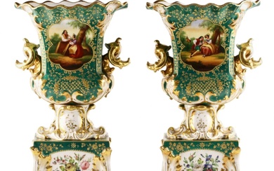 Pair of Vases Gallant Age.