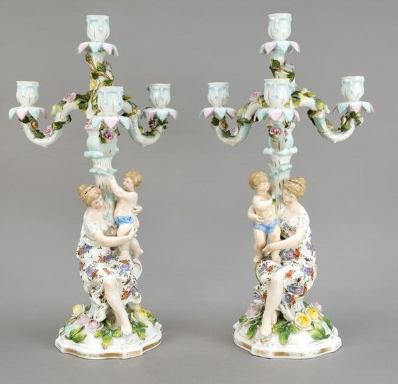 Pair of figural candlesticks