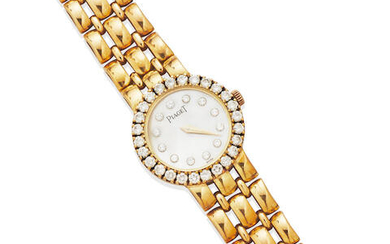 Piaget: Gold and Diamond Wristwatch