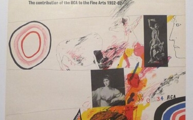 Poster. Towards Art? The contribution of the RCA to the Fine Arts 1952-62. Exhibition of paintings, drawings & sculpture Royal College of Art, Kensington Gore SW7, 7th November to 1st December 1962.