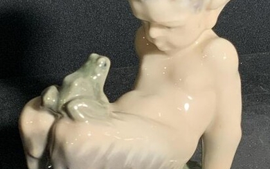 ROYAL COPENHAGEN Porcelain Satyr Figural