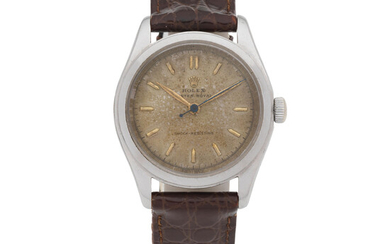 Rolex. A stainless steel manual wind wristwatch Oyster Royal, Ref 6144, Circa 1952