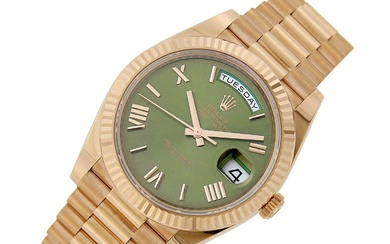 Rolex Everose Gold 'Day-Date 40' Wristwatch, Ref. 228235