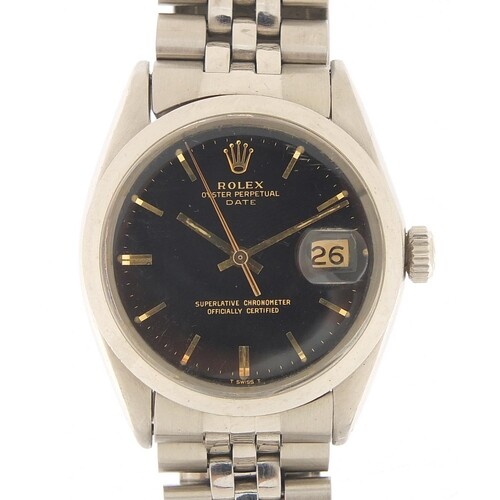 Rolex, gentlemen's Oysterdate Perpetual Date automatic wrist...