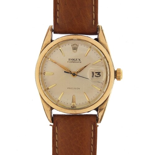 Rolex, vintage gentlemen's Rolex Oyster Date wristwatch, the...