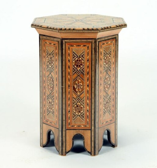 SMALL SYRIAN INLAID OCCASIONAL TABLE