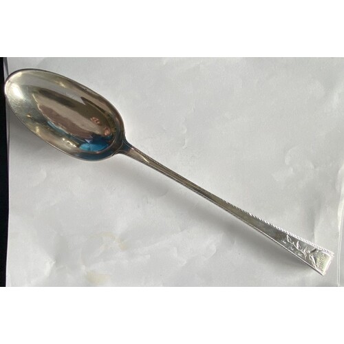 STERLING SILVER SERVING SPOON