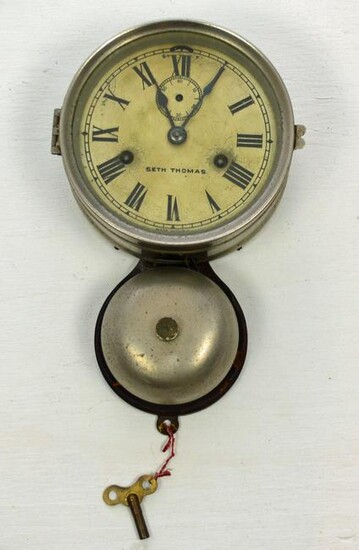 Seth Thomas Ship Day Lever Clock With Bell